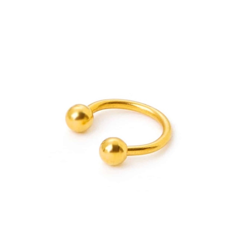 Gold Hoop Nose Rings